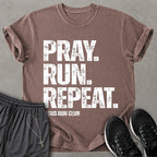 Pray. Run. Repeat. T-shirt