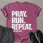 Pray. Run. Repeat. T-shirt