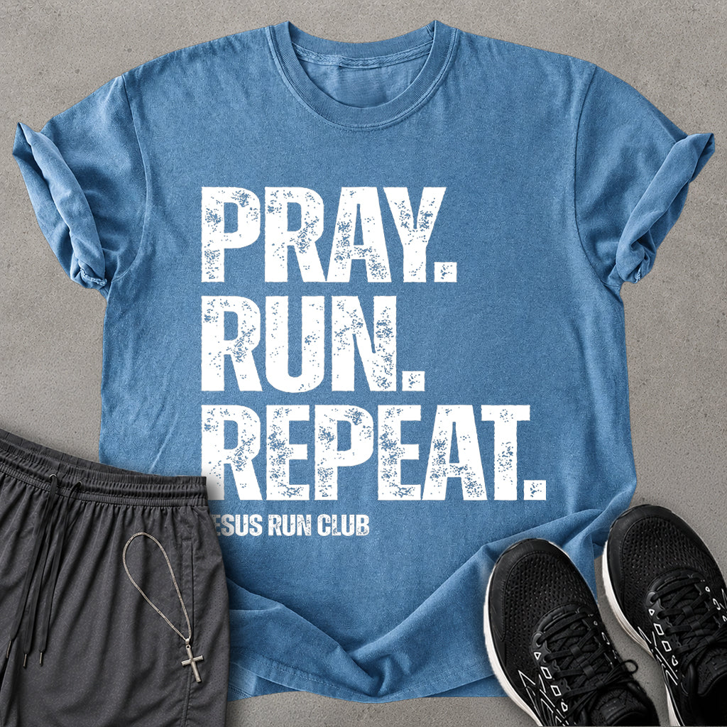 Pray. Run. Repeat. T-shirt