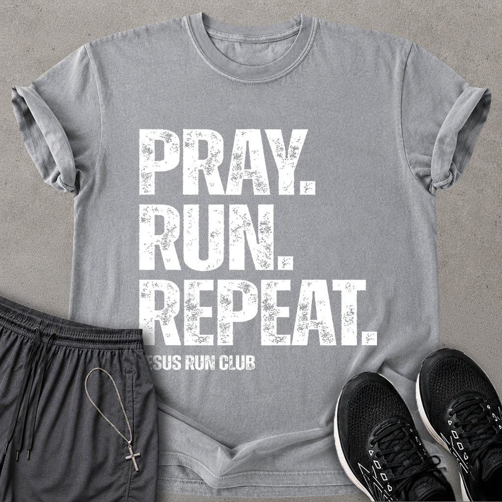 Pray. Run. Repeat. T-shirt