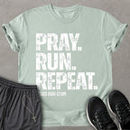 Pray. Run. Repeat. T-shirt