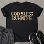 God Bless Running  T-shirt