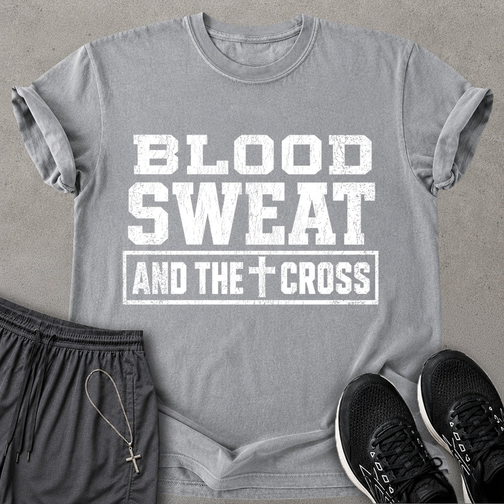 Blood Sweat Cross T-shirt