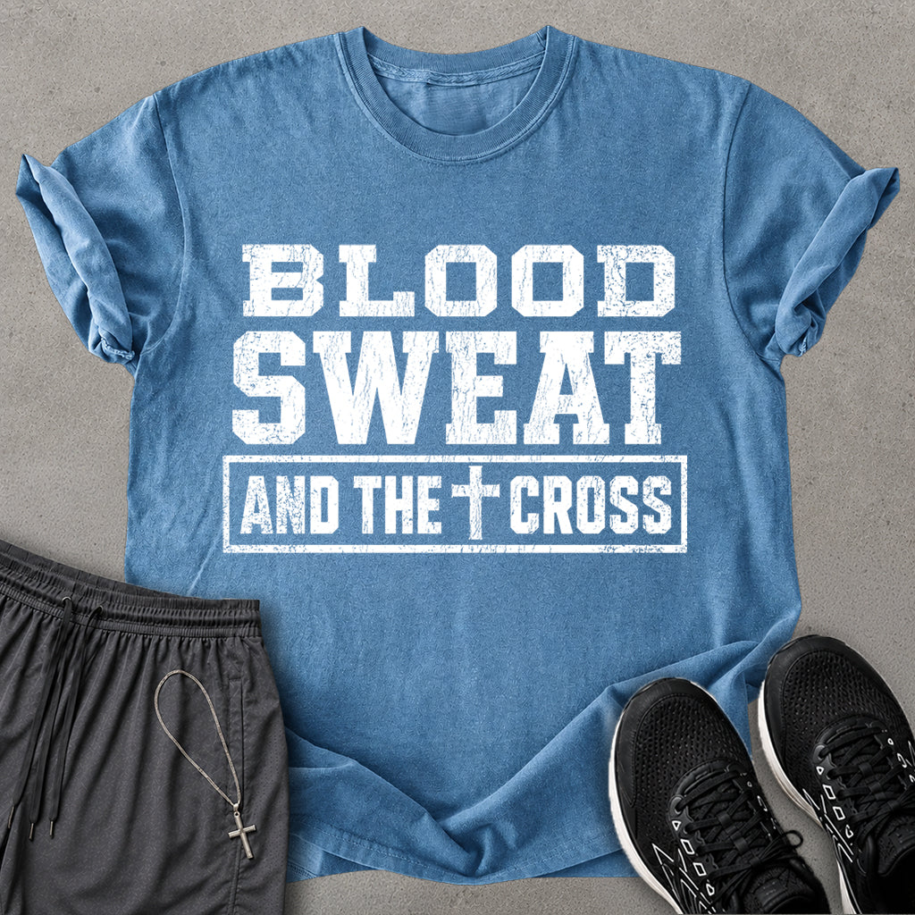 Blood Sweat Cross T-shirt