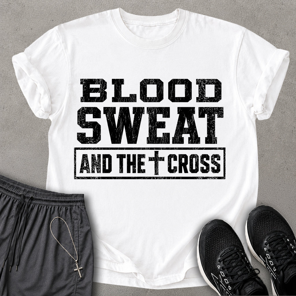 Blood Sweat Cross T-shirt