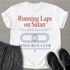 Running Laps On Satan T-shirt
