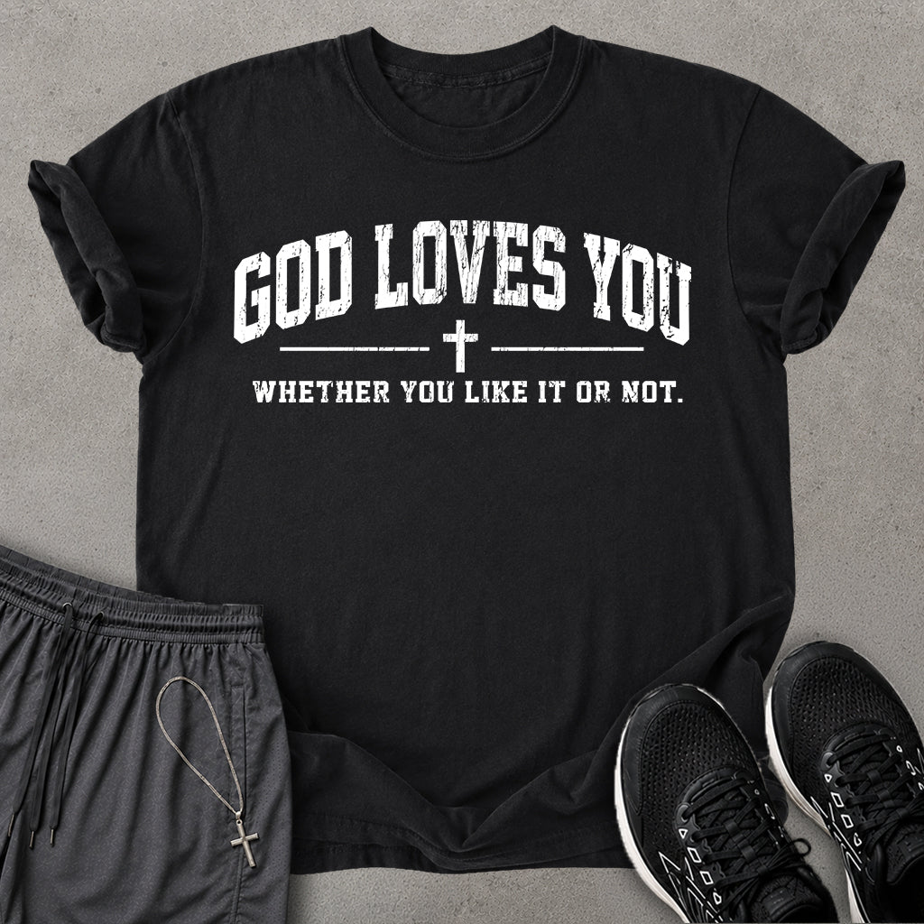 God Loves You Arch T-shirt