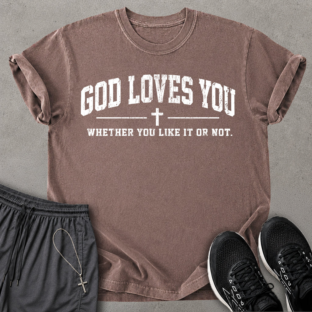 God Loves You Arch T-shirt