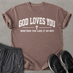 God Loves You Arch T-shirt