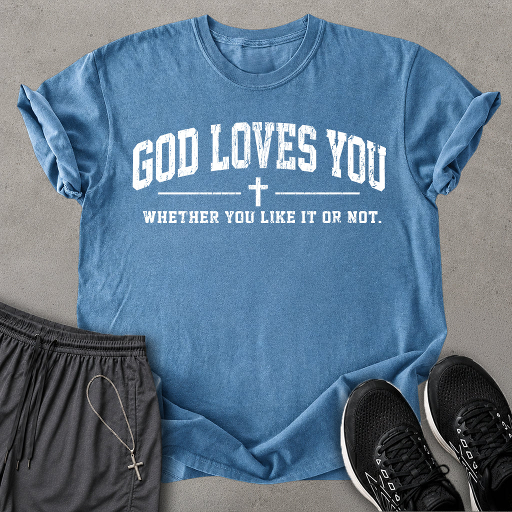 God Loves You Arch T-shirt