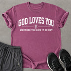 God Loves You Arch T-shirt