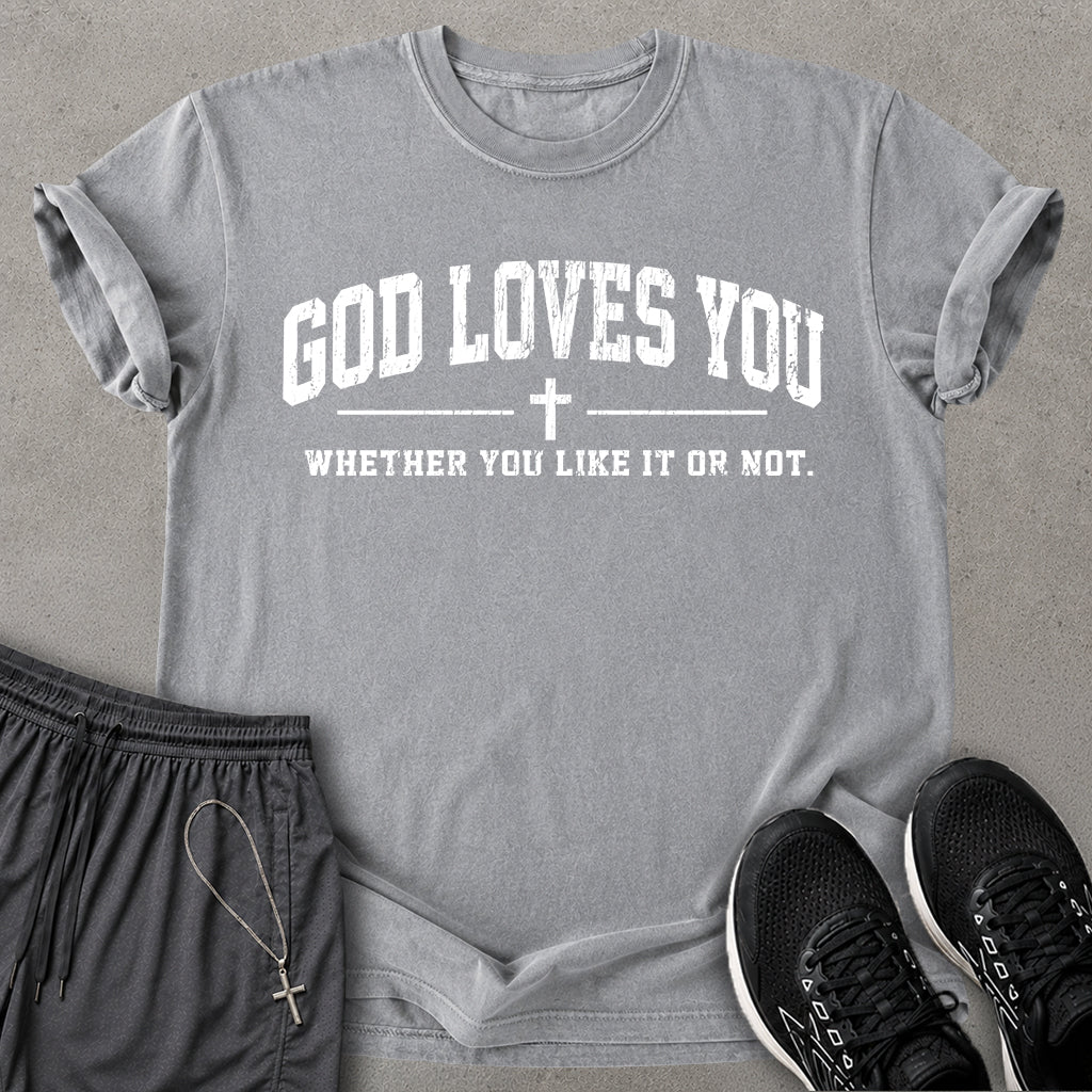 God Loves You Arch T-shirt