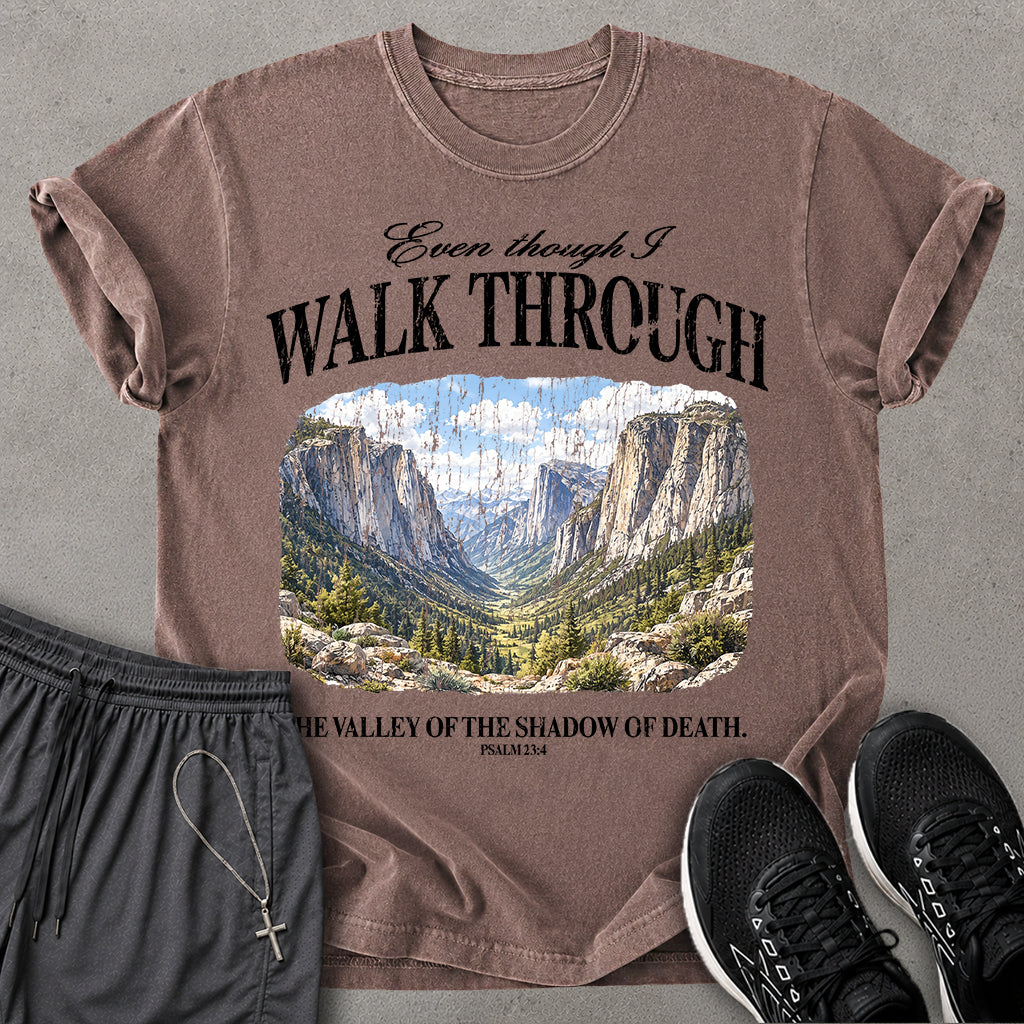 Walk Through Valley  T-shirt